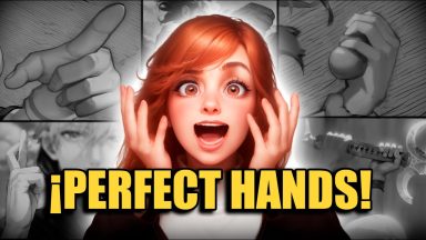 Create good HANDs in ANY pose (even complex ones)